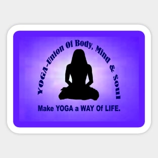 YOGA - A Way Of Life Sticker